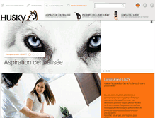 Tablet Screenshot of huskyfrance.com